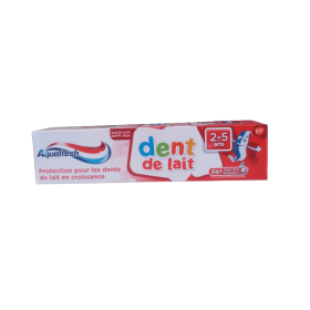 DENTIFRICE AQUAFRESH 2-5 ANS DENT DE LAIT 50ML