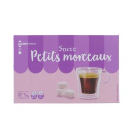 SUCRE PETIT MORCEAUX LEADERPRICE 1KG