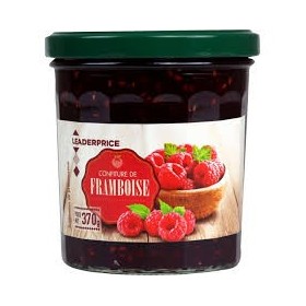 CONFITURE DE FRAMBOISE LEADERPRICE 370G