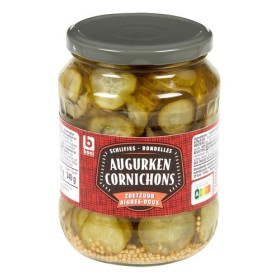 CORNICHONS EN TRANCHES BONI 340G