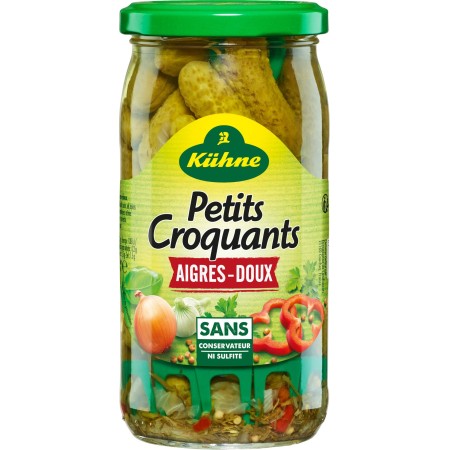 CORNICHONS AIGRE -DOUX 360G KÜHNE