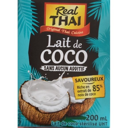 LAIT DE COCO 200ML REAL THAI