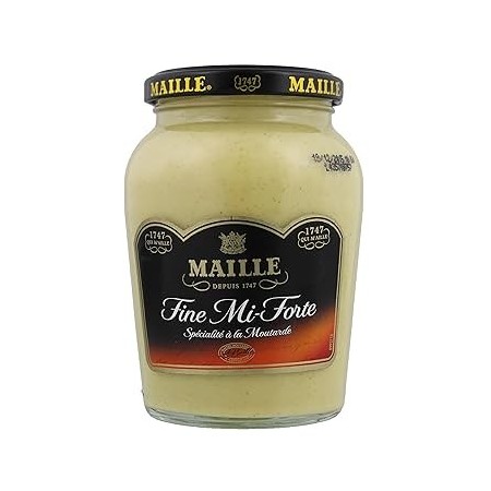 MOUTARDE MI-FORTE 355G MAILLE