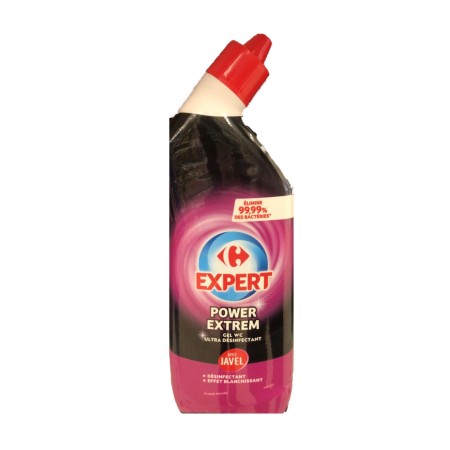 GEL WC ULTRA DESINFECTANT AU JAVEL CARREFOUR 750ML