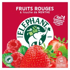THE INFUSION FRUITS ROUGE 20 SACHETS ELEPHANT