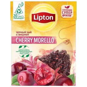 THE LIPTON CHERRY MORELLO 20 SACHETS