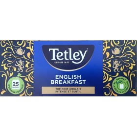 THE ENGLISH BREAKFAST 25 SACHETS TETLEY