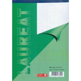 BLOC NOTE A4 COUVERTURE VERTE LAUREAT