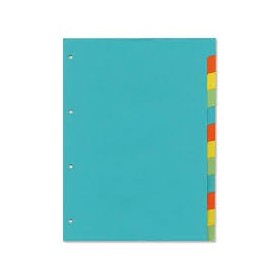 INTERCALAIRES A4 10 POSITIONS EXACOMPTA