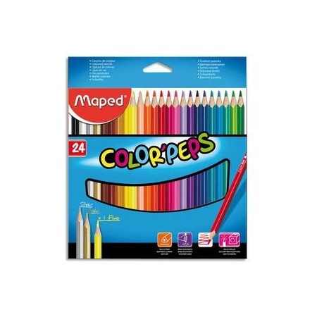 CRAYON DE COULEURS 24 MAPED