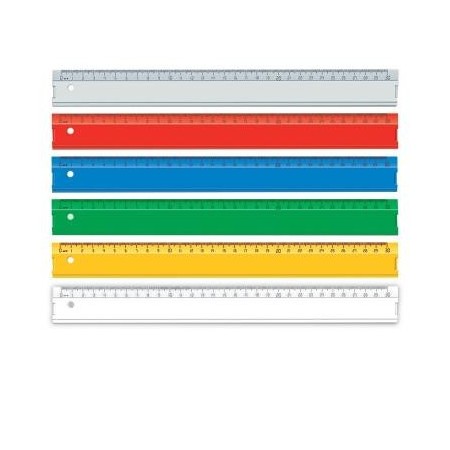 REGLE PLATE COULEURS 30CM ARK