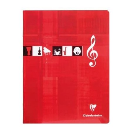 CACHIER MUSIQUE 5*5 CLAIREFONTAINE