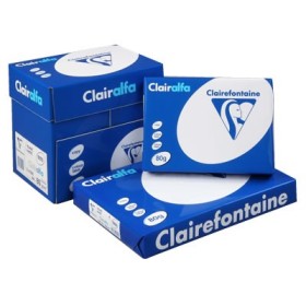 CARTON RAMETTE A4 BLANC 80GR*5 CLAIREFONTAINE