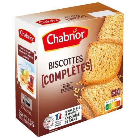 BISCOTTES COMPLETES X36 CHABRIOR 300G