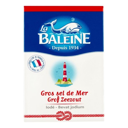 GROS SEL DE MER IODE 1KG LA BALEINE