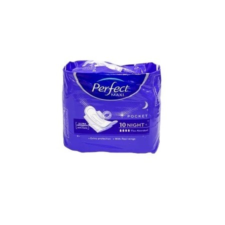PERFECT MAXI NIGHT ULTRA ABSORBANT 10 SERVIETTES