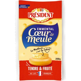 FROMAGE EMMENTAL COEUR DE MEULE 250G PRESIDENT