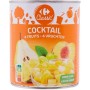 COCKTAIL 4 FRUITS AU SIROP LEGER 825G CARREFOUR