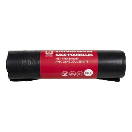 BONI SAC POUBELLE 60L 15PC