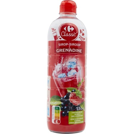 SIROP DE GRENADINE CLASSIC 1.5L CARREFOUR